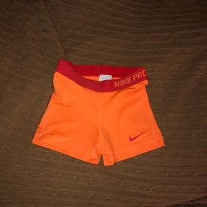 Nike pro running shorts